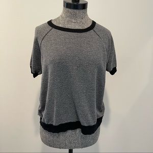 Cropped fleece top